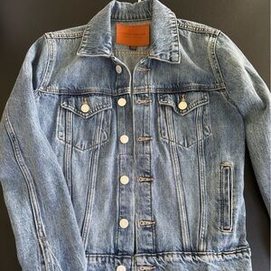 Denim Jacket with Button Details